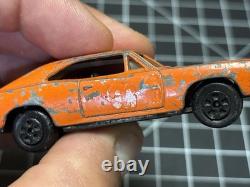 1/16 Tin General Lee Car by Ertl 1981 USA Made Very Rare HEAVY USE BEAT UP