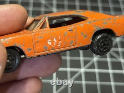 1/16 Tin General Lee Car by Ertl 1981 USA Made Very Rare HEAVY USE BEAT UP