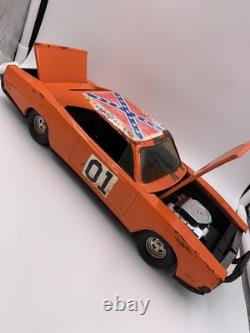 1/16 Tin General Lee Car by Ertl 1981 USA Made Warner Bros Inc. Very Rare