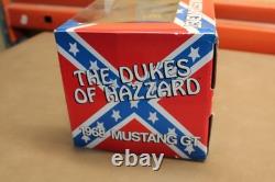 1/18 Duke of Hazard #00 blue 1968 Mustang GT Ertl American Muscle With1/64 READ