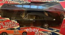 1/18 Dukes of Hazard 1969 Charger black chase car, VHTF, in the box