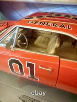 1/18 Dukes of Hazzard General Lee-George Barris Signed-PSA-Diecast Model NIB
