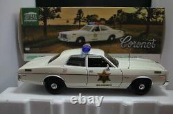 1/18 Greenlight 1975 Dodge Coronet Police Car Hazzard County Dukes Of Hazzard