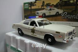 1/18 Greenlight 1975 Dodge Coronet Police Car Hazzard County Dukes Of Hazzard