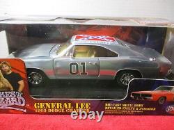 1/18 Joyride Chrome 1969 Dodge Charger R/t General Lee Dukes Of Hazzard