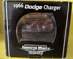 1/18 RC2 Authentics AMERICAN MUSCLE 1966 DODGE CHARGER 426 Hemi Red & Black