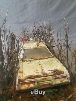 1/18 diecast dukes of hazzard police sheriff diorama art with case