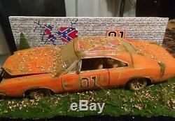 1/18 general Lee dukes of hazzard barn find Rusty custom made