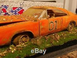 1/18 general Lee dukes of hazzard barn find Rusty custom made