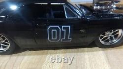 #1 Dukes Of Hazzard'70 Dodge Charger Hemi BlackGeneral Lee DiecastCar, 124, new