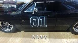 #1 Dukes Of Hazzard'70 Dodge Charger Hemi BlackGeneral Lee DiecastCar, 124, new