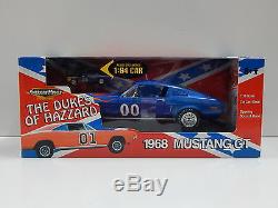 118 1968 Mustang GT The Dukes of Hazzard with bonus 164 scale car Ertl Col