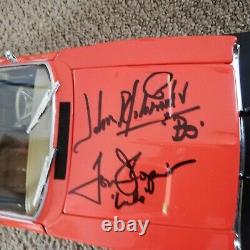 118 Die Cast Autographed General Lee Dukes of Hazard Signed by 8 Cast Members