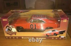 118 Dukes Of Hazzard General Lee 1969 Dodge Charger Autoworld Silverscreen Rare