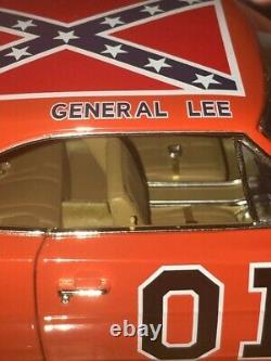 118 Dukes Of Hazzard General Lee 1969 Dodge Charger Autoworld Silverscreen Rare