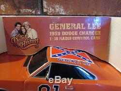 118 Dukes of Hazzard General Lee 1969 Dodge Charger Remote Radio Control RC Car