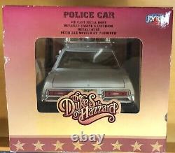 118 Joyride SIGNED Cletus Dukes of Hazzard 1974 Dodge Monaco Police Sheriff Car