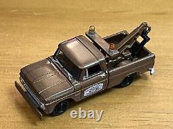 164 Die-Cast Cooter's 1970 Chevy Brown Tow Truck Rare Dukes Of Hazard Limited