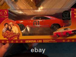 1969 Charger Dukes of Hazzard General Lee, ERTL AUTHENTICS 1/18 AUTOGRAPHED