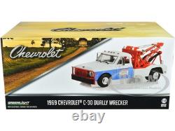 1969 Chevrolet C-30 Dually Tow Truck Hazzard County 1/18 By Greenlight 13622