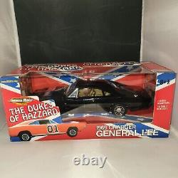 1969 Dodge Charger Black Chase General Lee 1/18 Hard To Find