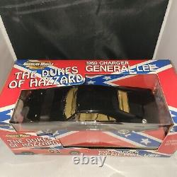 1969 Dodge Charger Black Chase General Lee 1/18 Hard To Find