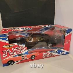 1969 Dodge Charger Black Chase General Lee 1/18 Hard To Find