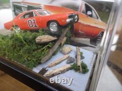 1969 Dodge Charger DUKES OF HAZZARD 164 Custom 1/1 Display FLAG ON ROOF