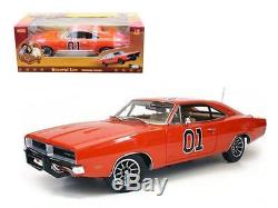1969 Dodge Charger Dukes Of Hazzard General Lee 1/18 Diecast Model by Autoworld