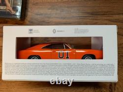 1969 Dodge Charger General Lee Orange 1/43 By Norev With Tumbler & DVD
