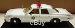 1974 Dodge Monaco Hazzard County Police Car Corrected light bar 118 Ertl 21956