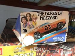 1980 MEGO Dukes of Hazzard General Lee Dodge Charger & Daisy Duke Toy NOS MIB