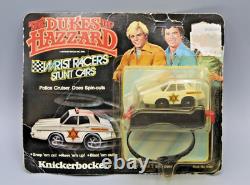 1980 The Dukes of Hazzard Wrist Racers Stunt Cars Police Cruiser Toy NEW