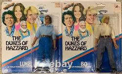(1980) Vintage Mego Dukes of Hazzard Bo & Luke Duke Sealed on Card! MIP