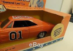 1981 DUKES OF HAZZARD General Lee 1/25 Scale CAR Still IN BOX + Orig ERTL POSTER