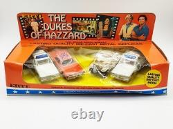 1981 Diecast Ertl 164 4 X Cars Dukes Of Hazard General Lee Rosco Factory Sealed