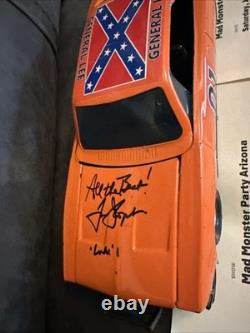1981 ERTL 116 Scale 1969 Dukes of Hazzard General Lee Dodge Charger Signed COA