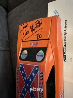 1981 ERTL 116 Scale 1969 Dukes of Hazzard General Lee Dodge Charger Signed COA