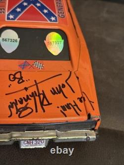 1981 ERTL 116 Scale 1969 Dukes of Hazzard General Lee Dodge Charger Signed COA