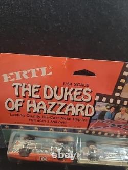 1981 ERTL, Dukes of Hazard 2-Pack, General Lee & Boss Hogg (Cadillac) RARE