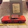 1981 Ertl Dukes Of Hazzard Gen. Lee-warner Bros 13 With Original Art -rare