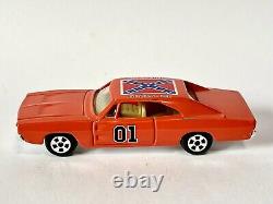 1981 Ertl Dukes of Hazzard General Lee wow / MINT ORANGE DIXIE Challenger