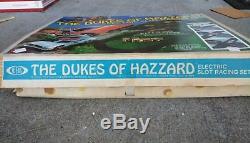 1981 Ideal Dukes Of Hazzard Electric Slot Car Racing Set General Lee EUC