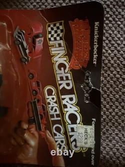 1981 Knickerbocker Finger Racers Crash Car General Lee Sealed On Card