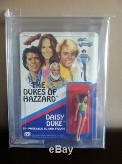 1981 MEGO DUKES OF HAZZARD DAISY DUKE 3-3/4 INCH AFA 80 Short Hair Unpunched