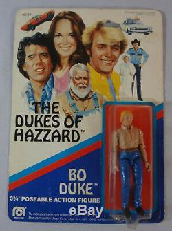 1981 MEGO The Dukes of Hazzard 3 3/4 Action Figures BO & LUKE DUKE UNCLE JESSE