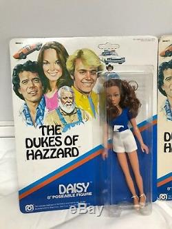 1981 Mego 8 Bo, Boss Hogg & Daisy Duke Action Figure Lot! Still unpunched & MOC