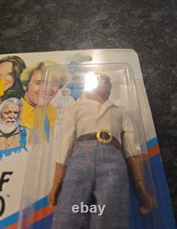 1981 Mego 8 Dukes of Hazzard Bo Duke Figure Sealed on Card! Clean UnPunched