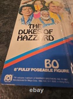 1981 Mego 8 Dukes of Hazzard Bo Duke Figure Sealed on Card! Clean UnPunched