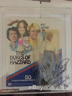 1981 Mego Dukes Of Hazzard 8 Inch Series BO AFA 80 Unpunched! Autographed